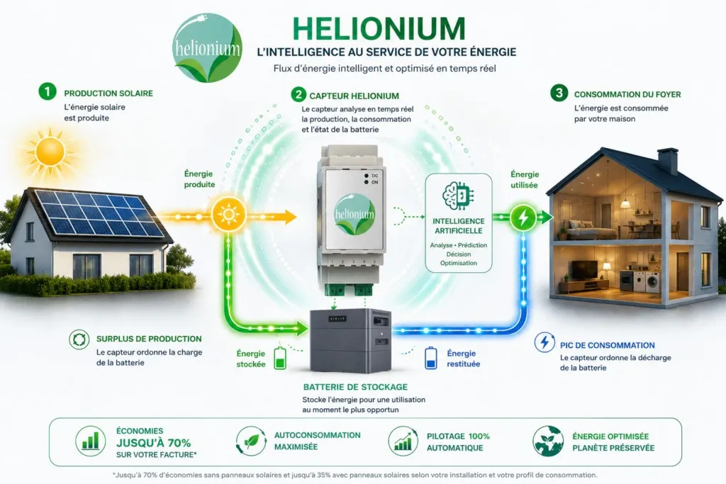 économisez 70% d'électricité avec Helionium